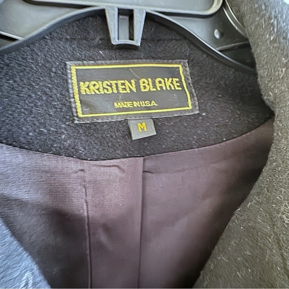 Kristen Blake Women's Wool Blend Overcoat Jacket Medium Winter - Picture 5 of 11